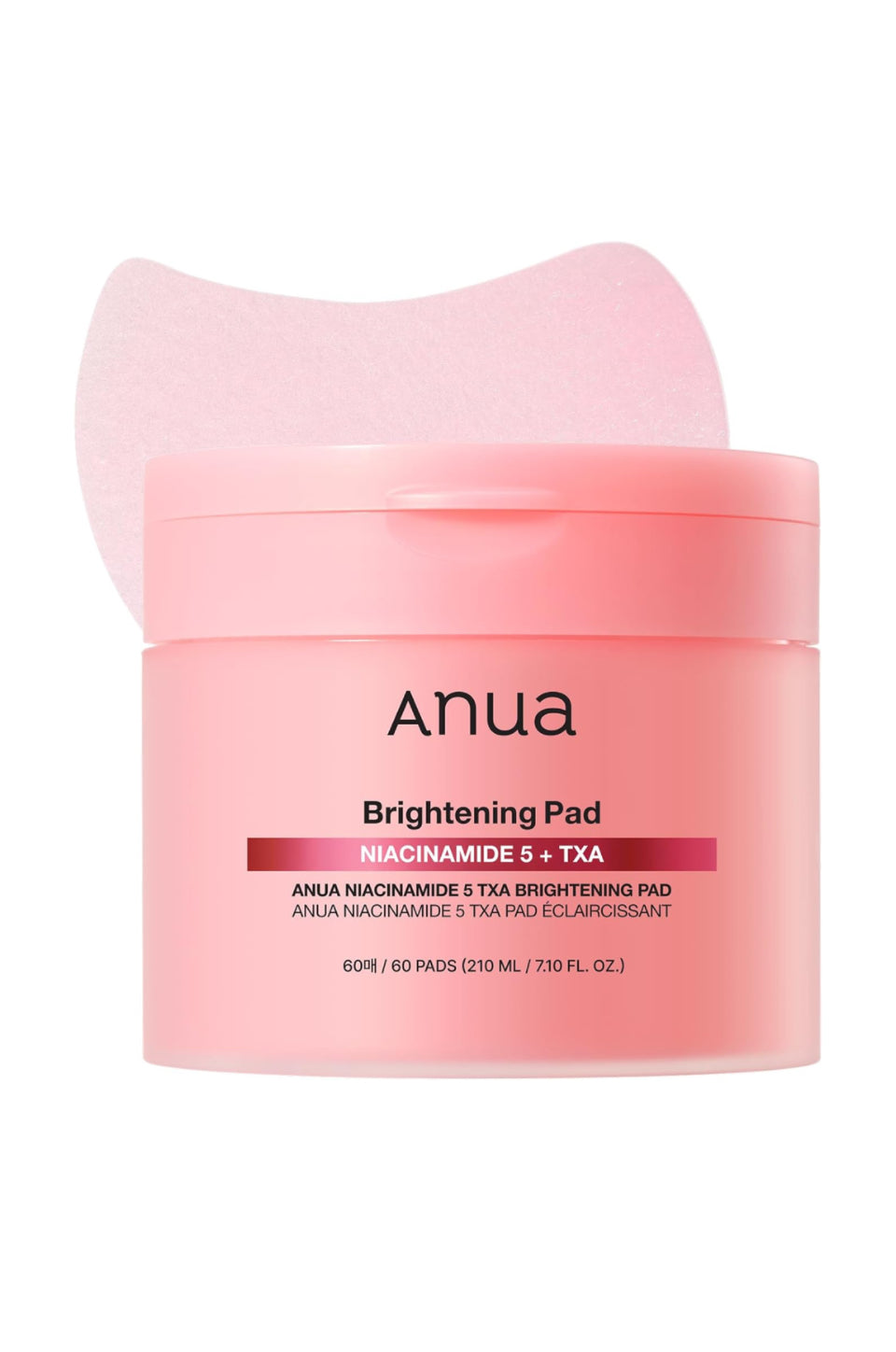 Anua Niacinamide 5 TXA Toner Pads – Hydrating Facial Pad for Even-Looking Skin Tone & Daily Radiance Care, Glow up Under-Eye with Tranexamic Acid, Korean Skin Care (210ml, 60 Pads)