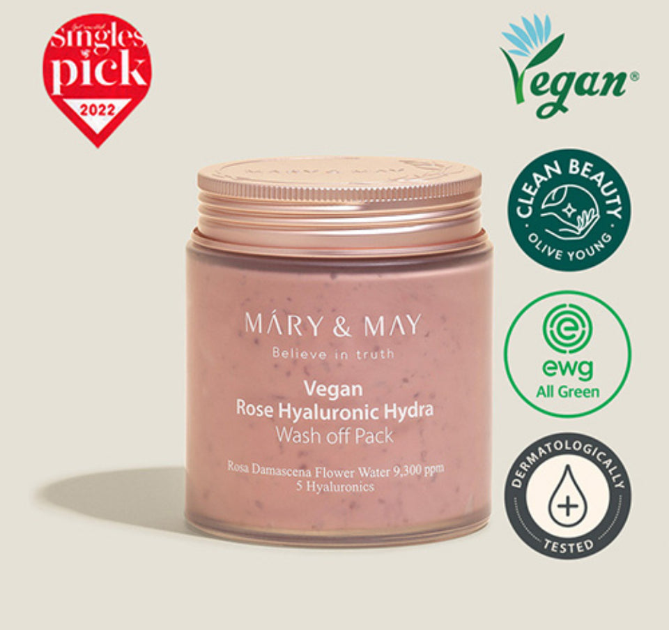 Rose Hyaluronic Hydra Wash off Pack 125g