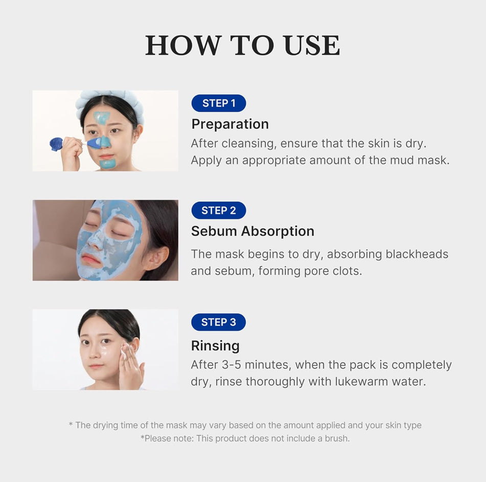 MEDICUBE Zero Pore Blackhead Mud Mask 100g
