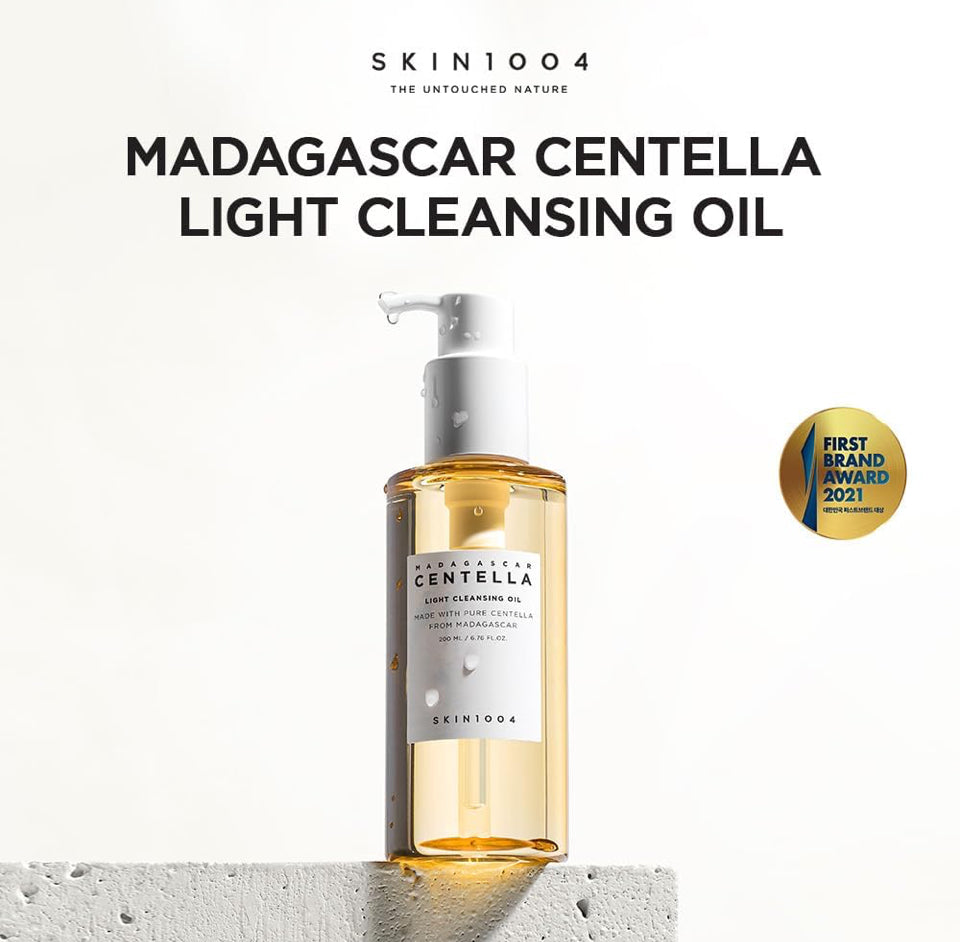 SKIN1004 Madagascar Centella Light Cleansing Oil 6.76 fl.oz, 200ml | Gentle Oil Cleanser for Face