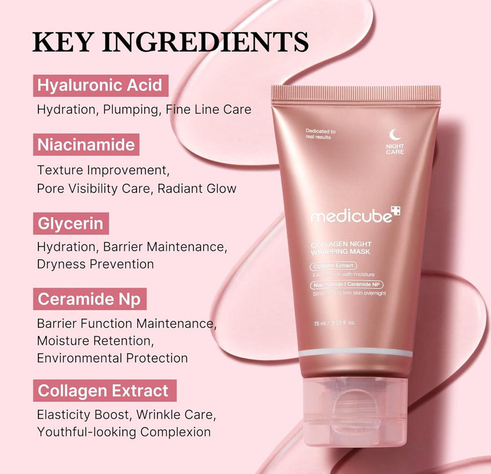 MEDICUBE Collagen Night Wrapping Mask 75ml