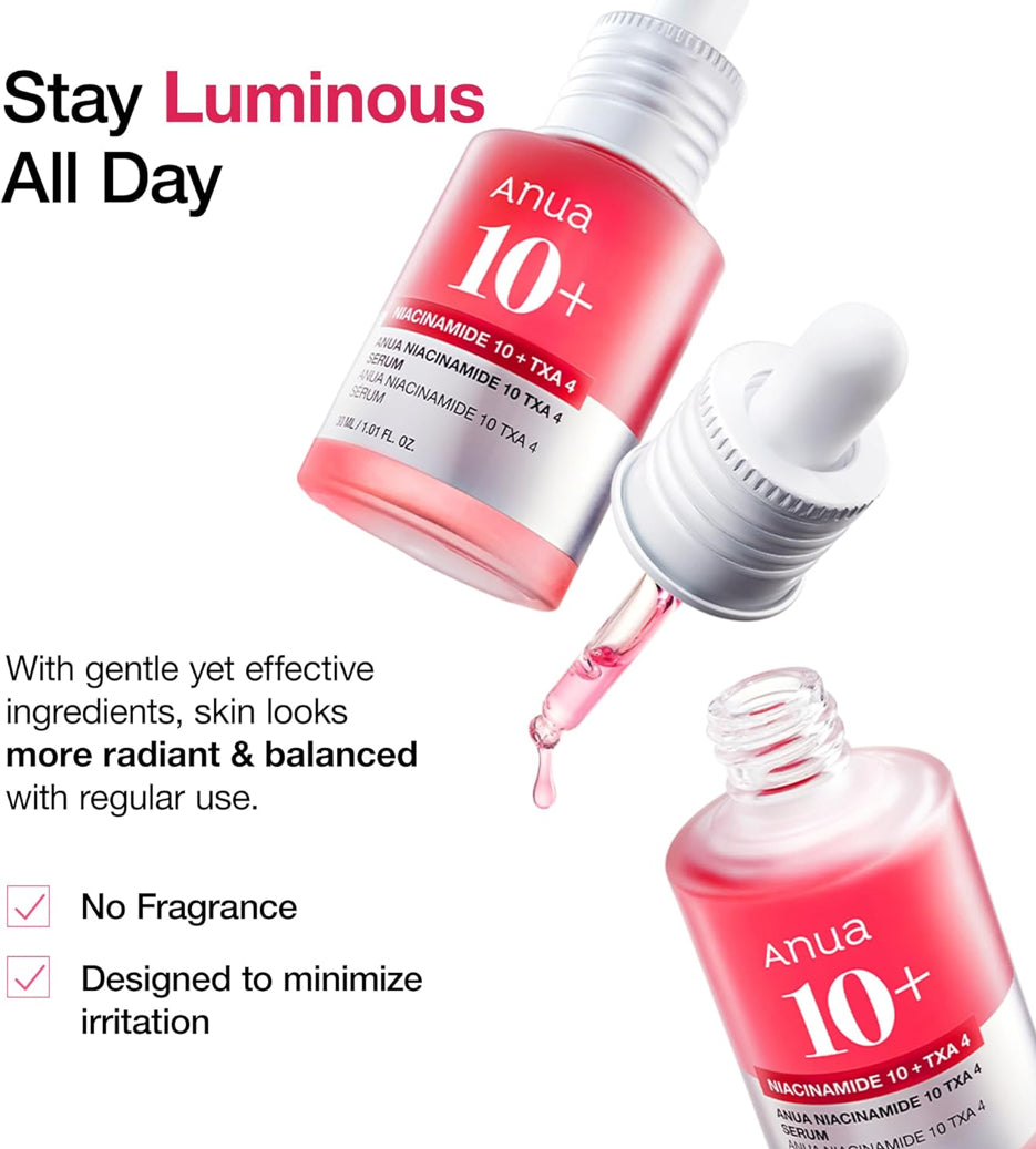 Anua Niacinamide 10% + TXA 4% Dark Spot Correcting Serum 30ml