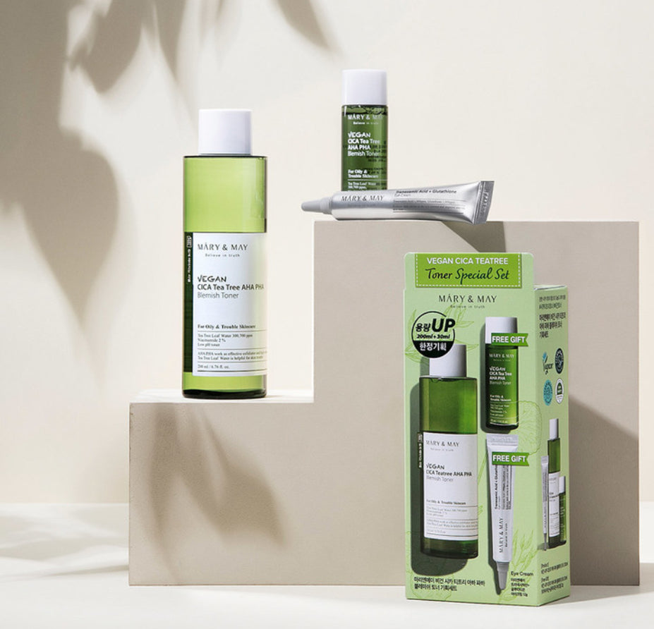 Vegan CICA Teatree Toner Special Set