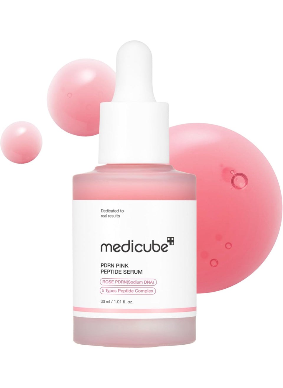 Medicube PDRN Pink Peptide Serum, Pink glow serum, Peptide, Niacinamide, Hydrating & Moisturizing & Firming, Uneven Skin Tone