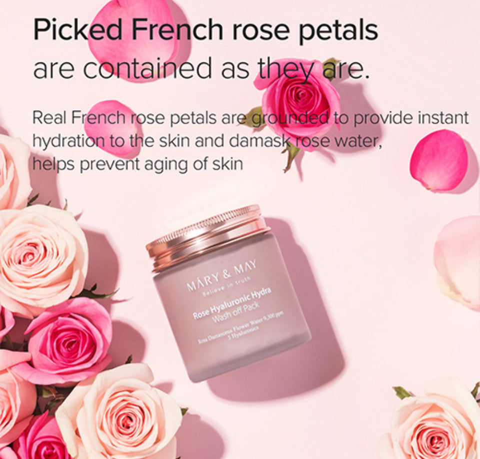 Rose Hyaluronic Hydra Wash off Pack 125g