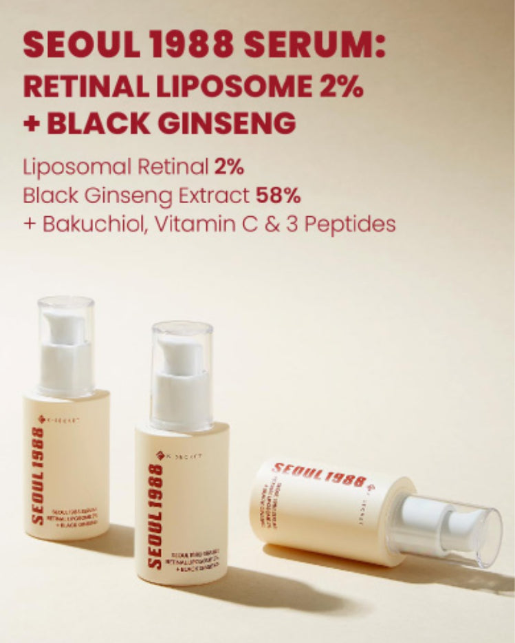 SEOUL 1988 Serum Retinal Liposome 2% + Black Ginseng 30ml